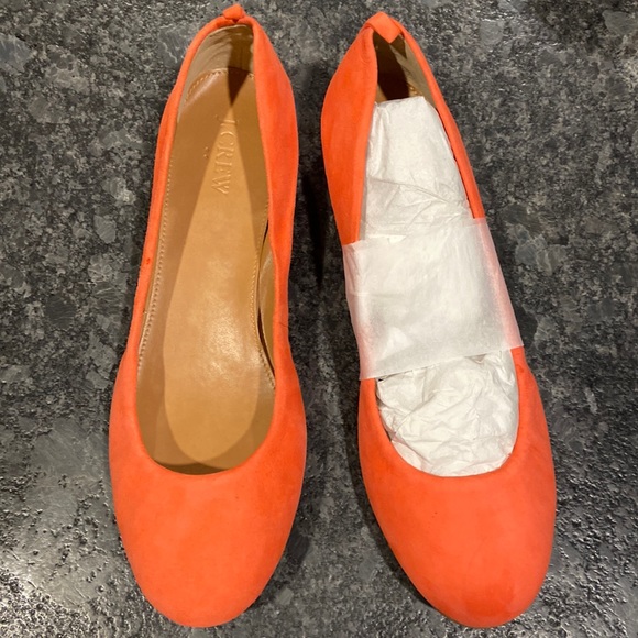 J Crew Suede ballet flats